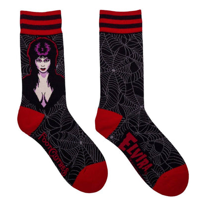 Elvira Mistress of the Dark Crew Socks