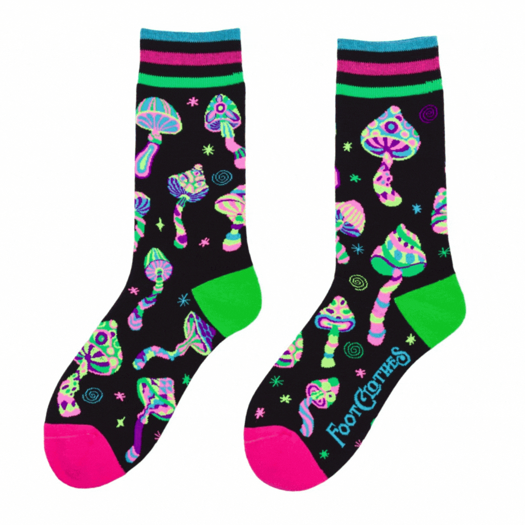 Funky Fungi Crew Socks