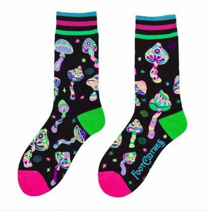 Funky Fungi Crew Socks