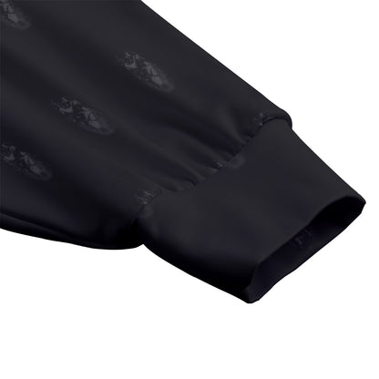 Batty Unisex Pullover Hoodie With Zipper Closure