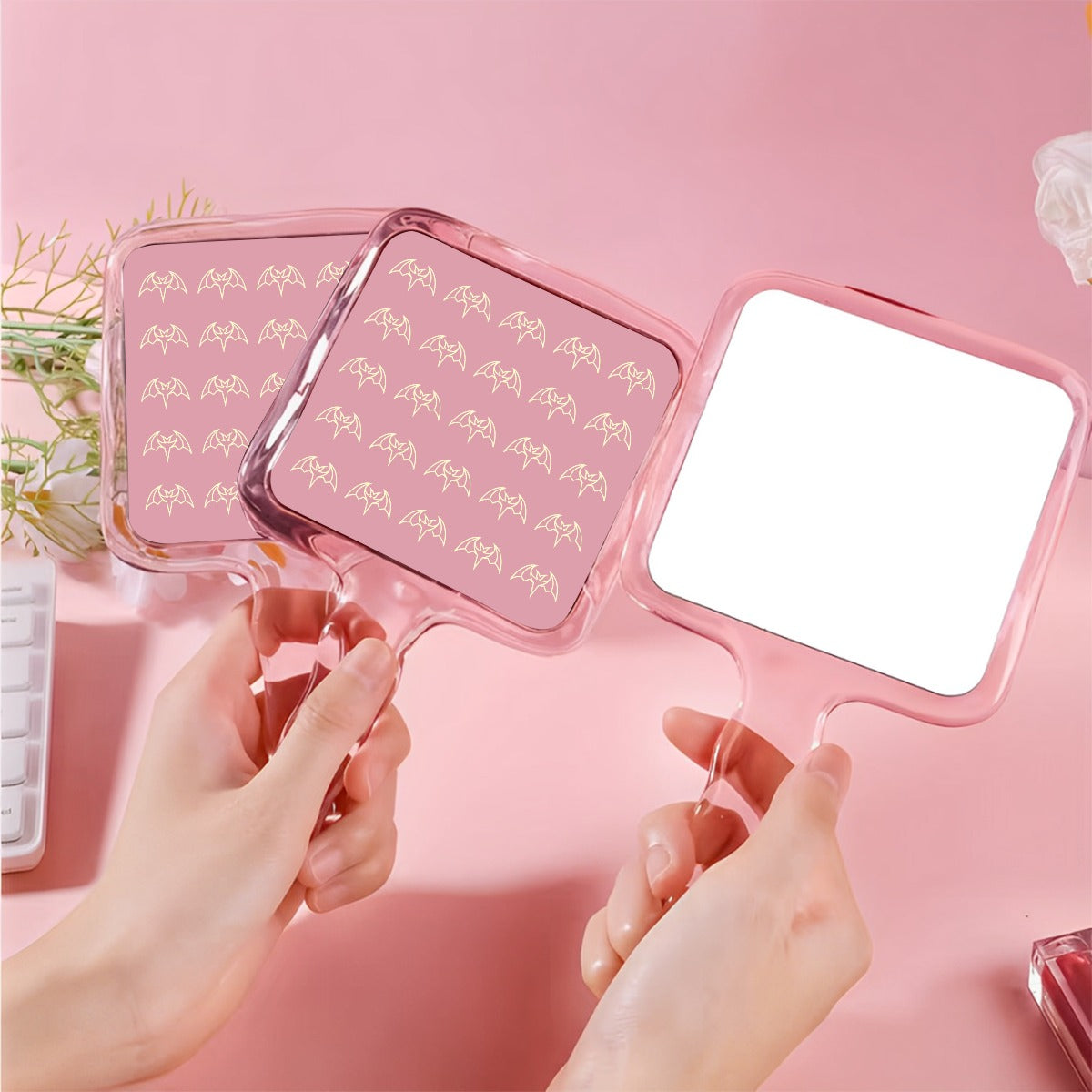 FH Cute Handheld Makeup Mirror