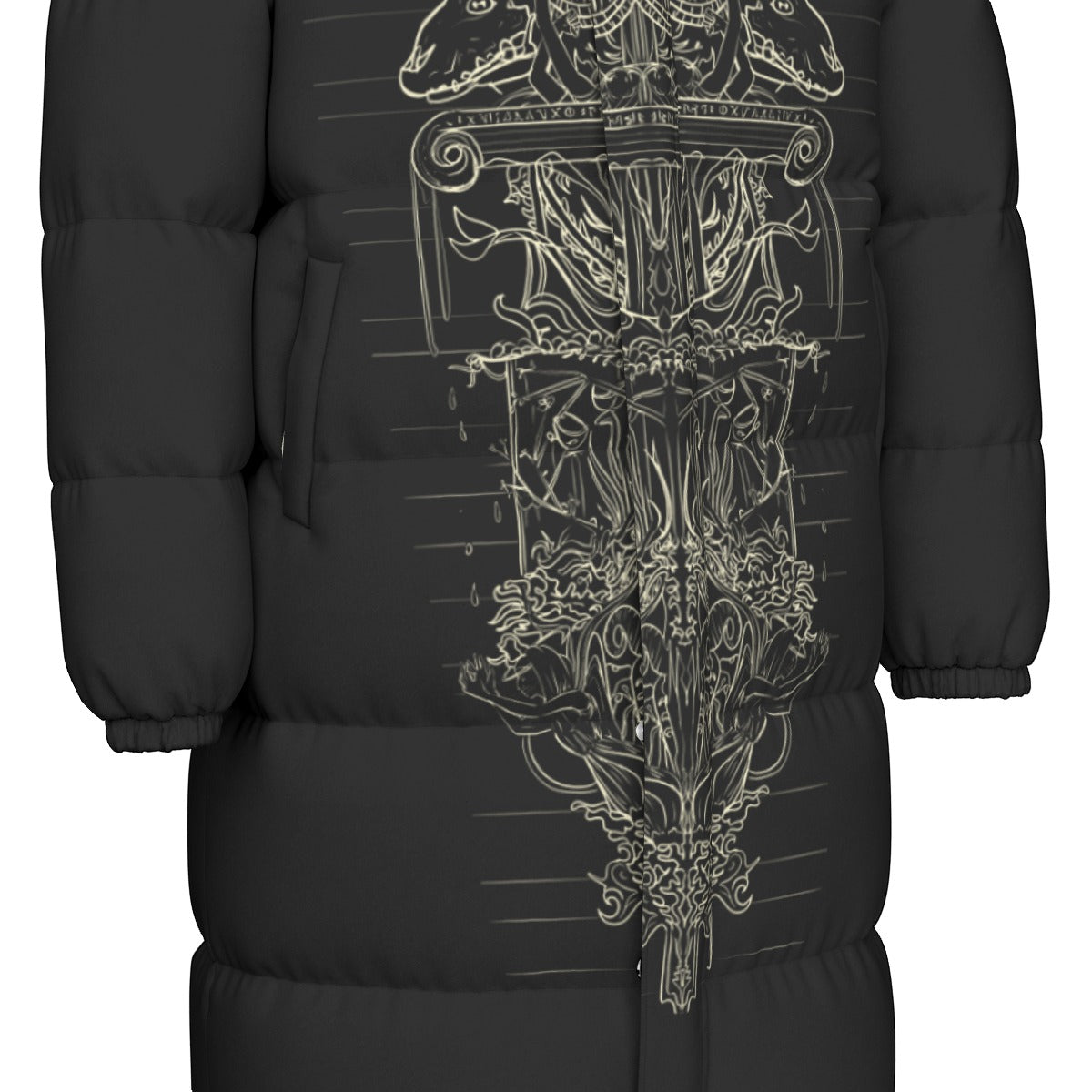 CoffHim Unisex Long Down Jacket