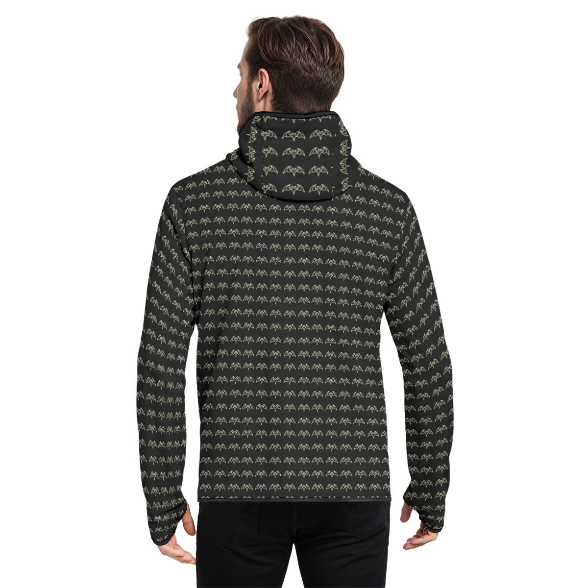 FH Men's Stylish Hoodie with Thumb Hole Design