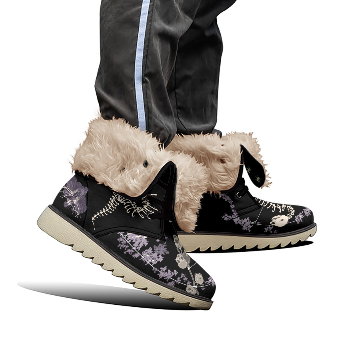 Lilac Garden Women's Plush Boots