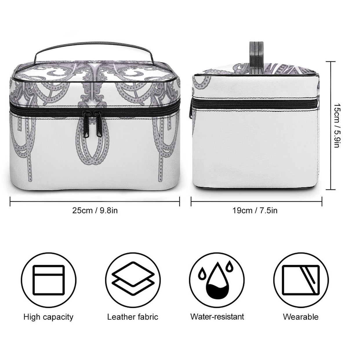 Spiked Butter Large Capacity Toiletry Organizer Bag