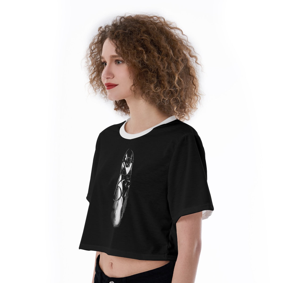 Batty Cropped T-Shirt