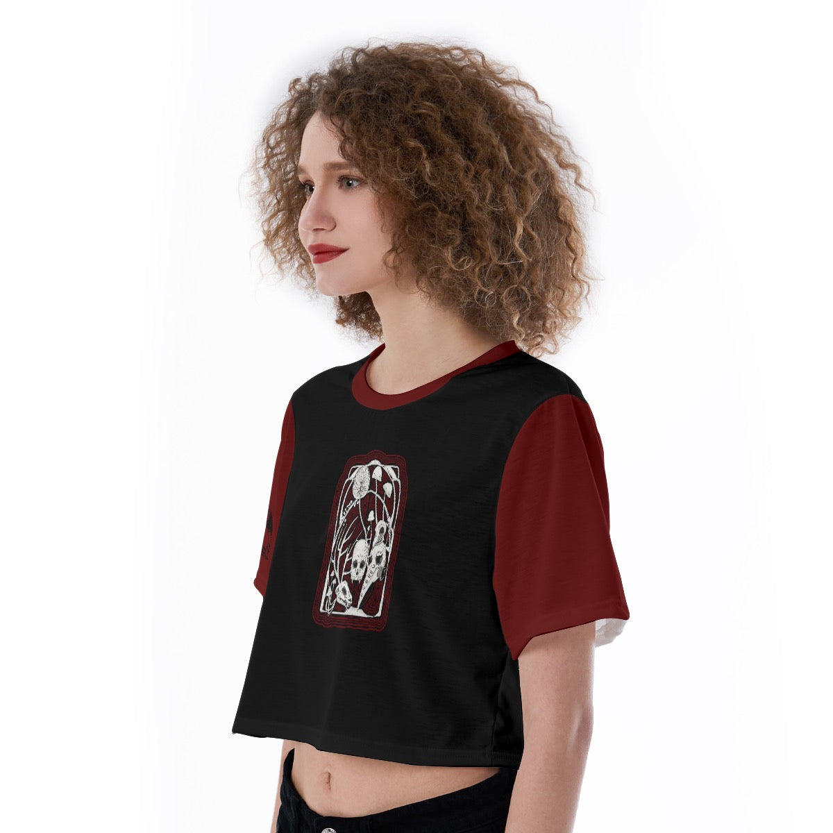 Here Lies Cropped T-Shirt