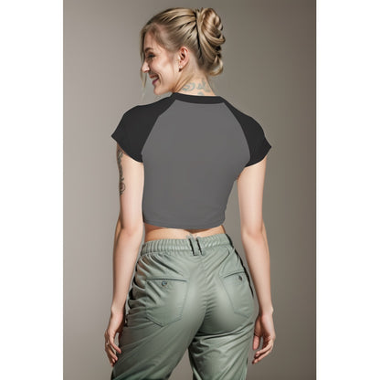 Teacup Women's Raglan Cropped T-shirt