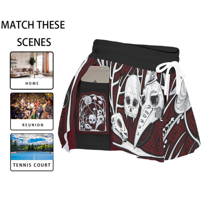 Here Lies Women's Sport Skorts With Pocket