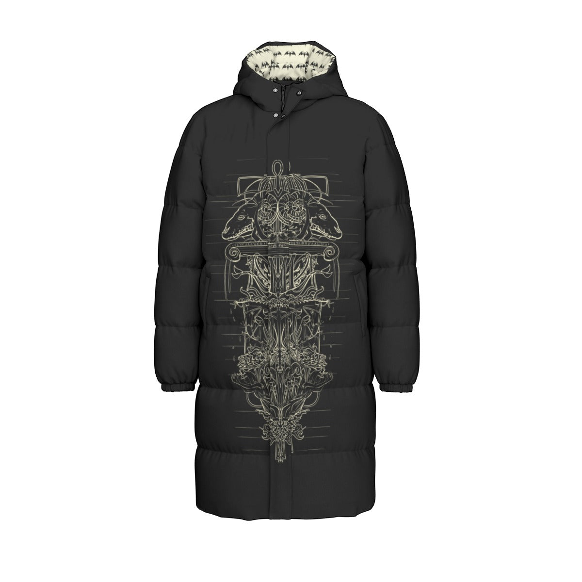 CoffHim Unisex Long Down Jacket