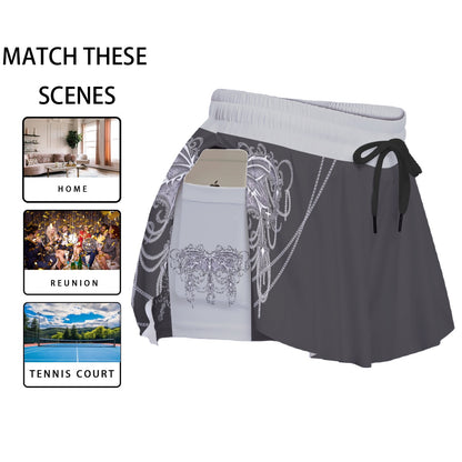 Spiked Butter Women's Sport Skorts With Pocket