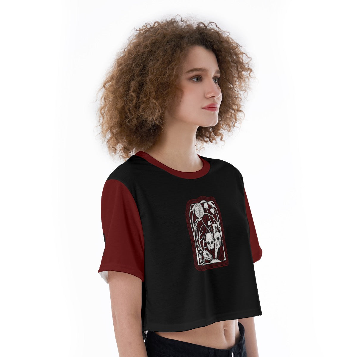 Here Lies Cropped T-Shirt