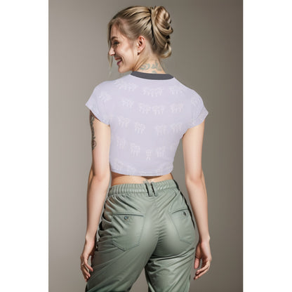 Spiked Butter Women's Raglan Cropped T-shirt