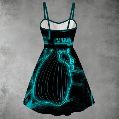 Cybewr Blues Women's Spaghetti Strap Dress