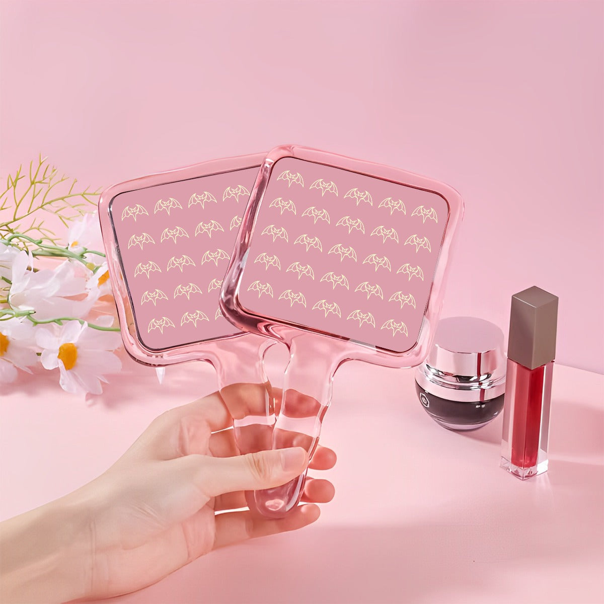 FH Cute Handheld Makeup Mirror