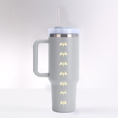 Lilac Garden 40 oz Tumbler With Handle