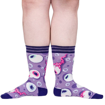 Peepers Eyeball Crew Socks