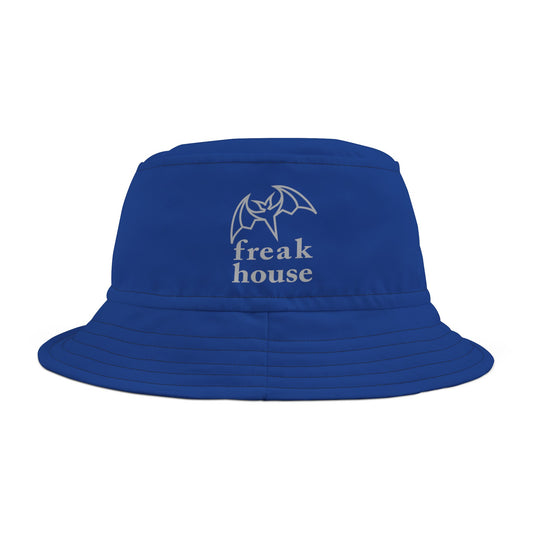 Freak House Signature Bucket Hat, Blue
