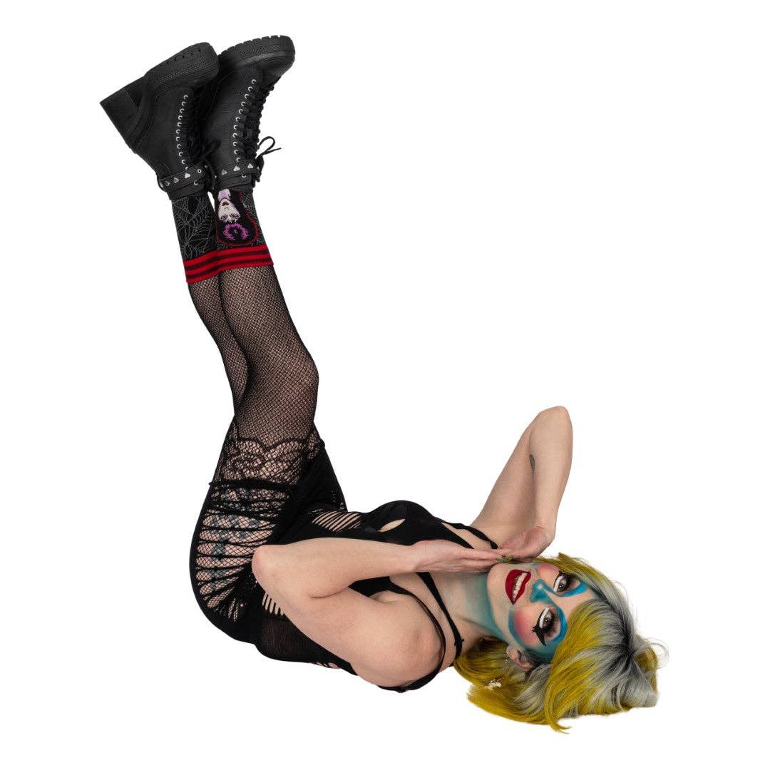Elvira Mistress of the Dark Crew Socks