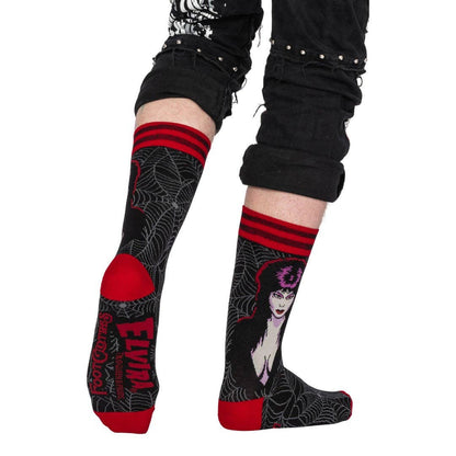 Elvira Mistress of the Dark Crew Socks