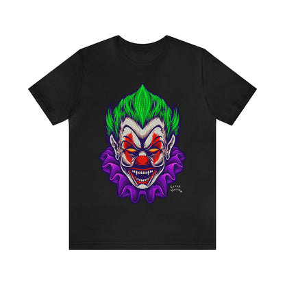 Evil Clown Unisex Jersey Short Sleeve Tee