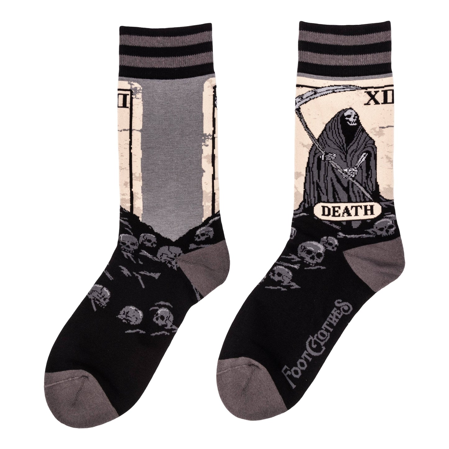 Death Tarot Card Socks