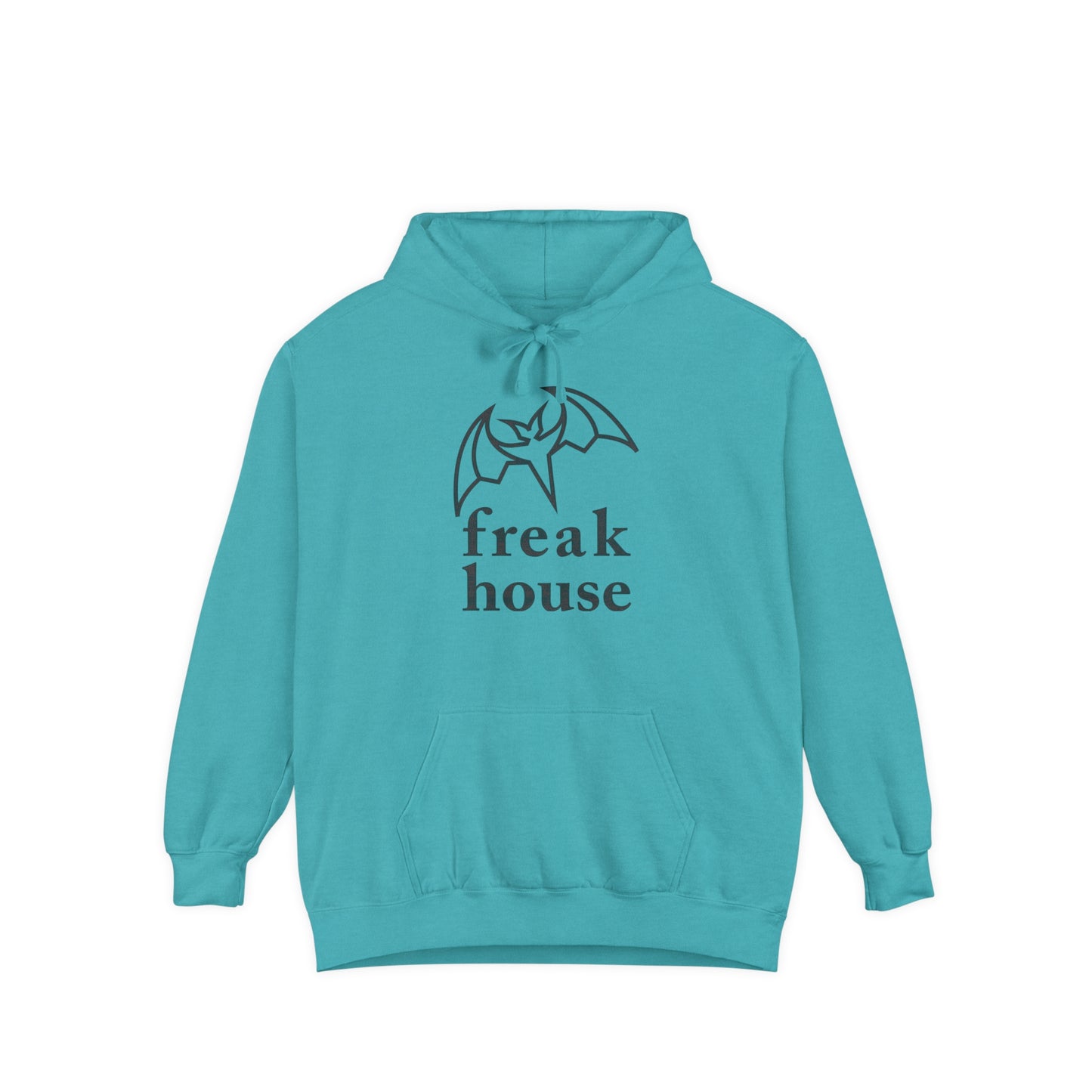 Freak House Signature Bat Logo Luxury Unisex Hoodie, Cotton / Poly Blend