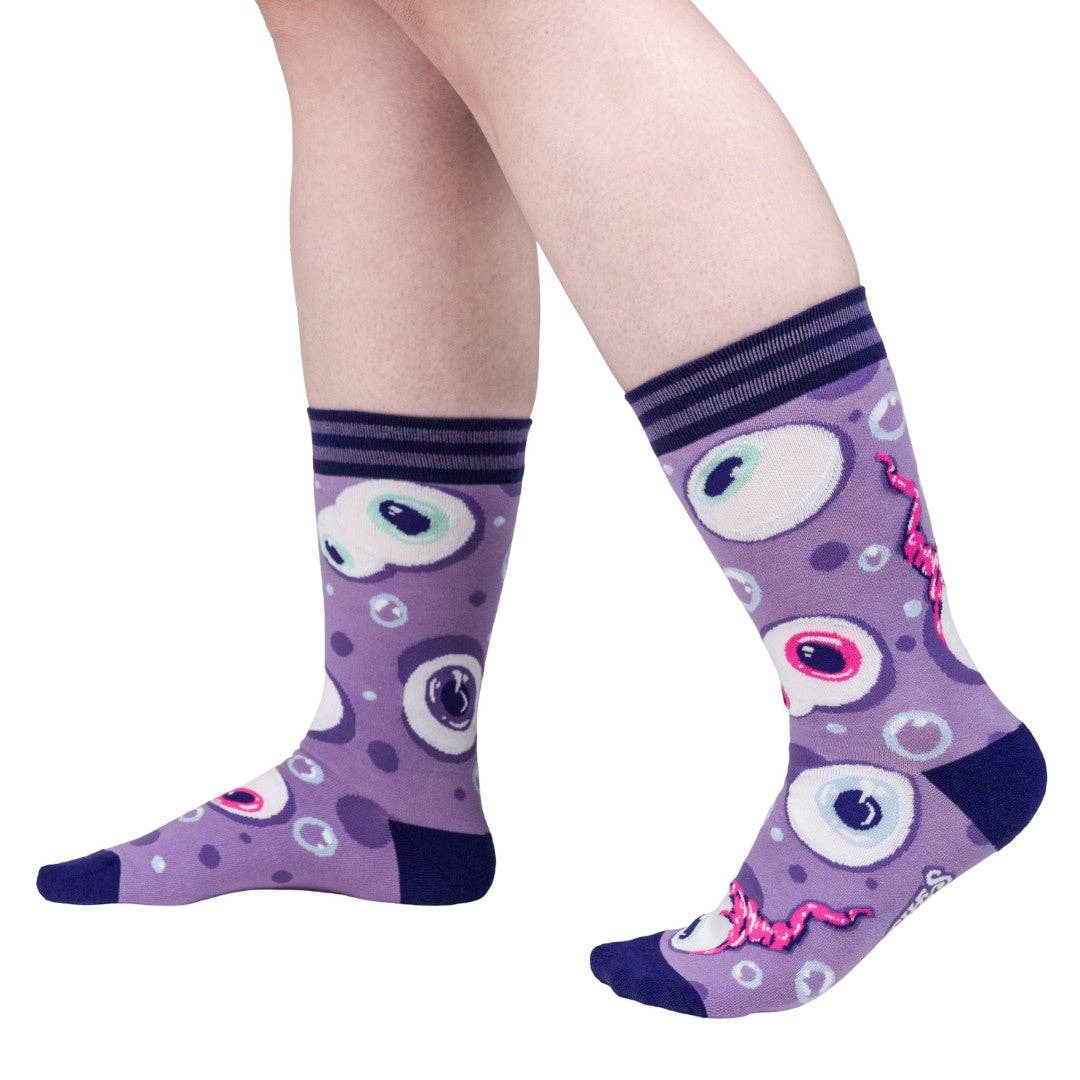 Peepers Eyeball Crew Socks