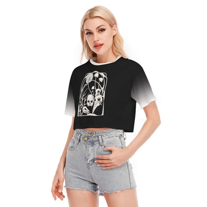 Here Lies Women's Cotton Cropped T-shirt