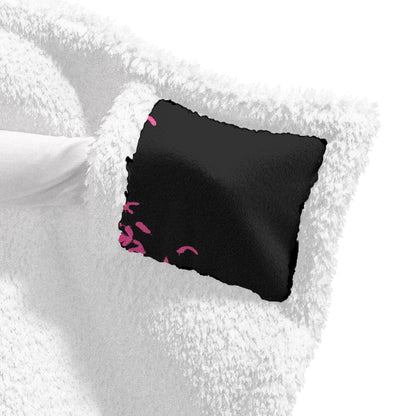 Freak Pink Unisex Wearable Hooded Blanket