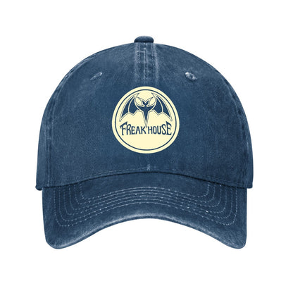 Freak House Adult Washed Denim Baseball Cap