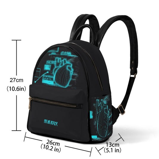 Cyber Blues Small Size Backpack