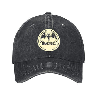 Freak House Adult Washed Denim Baseball Cap