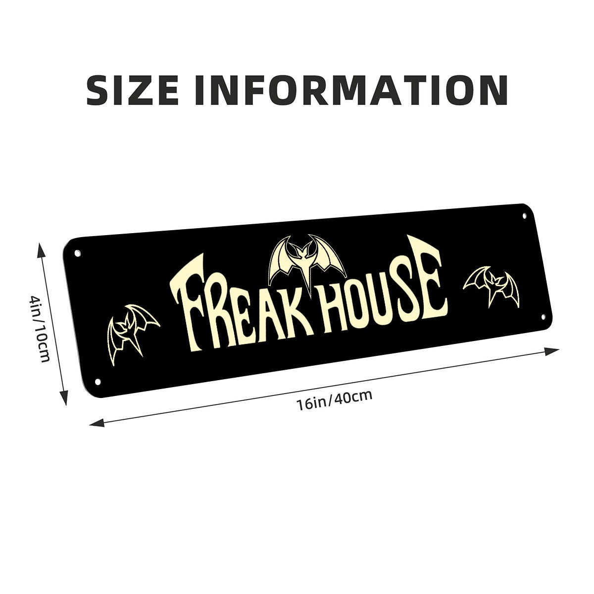 Freak House Aluminum Painting