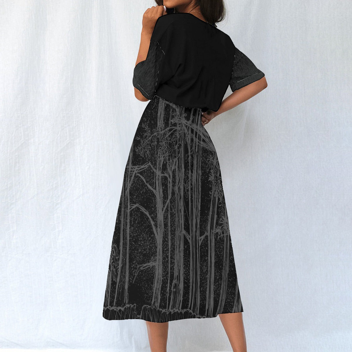 Arboral Secrets Women's Elastic Waist Dress