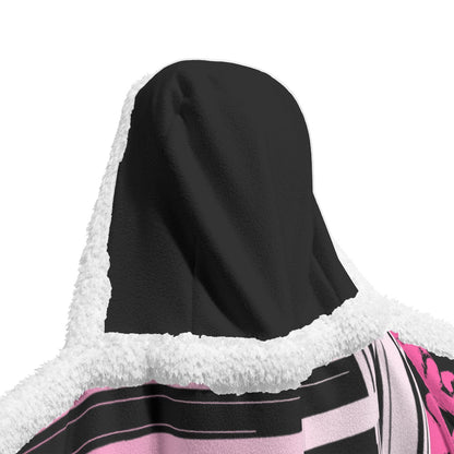 Freak Pink Unisex Wearable Hooded Blanket