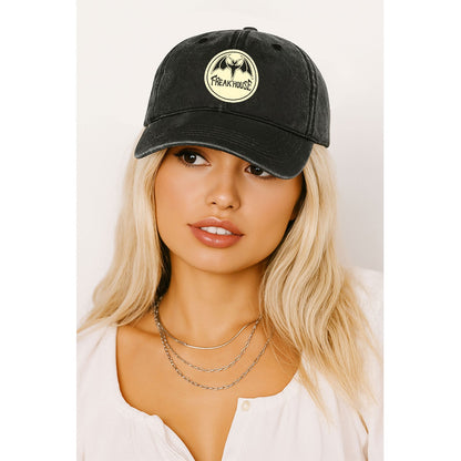 Freak House Adult Washed Denim Baseball Cap