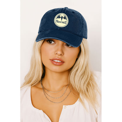 Freak House Adult Washed Denim Baseball Cap