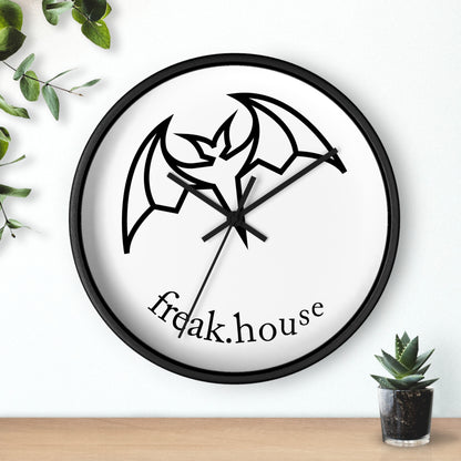 Freak House Signature Logo Wall Clock, Round