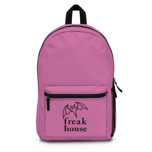 Freak House Signature Bat Logo Backpack - Pink
