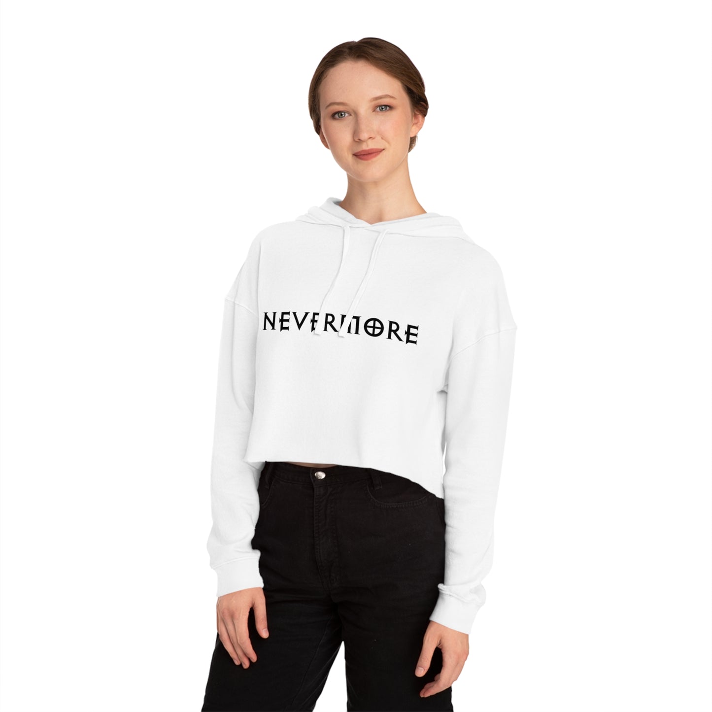 Freak House Nevermore Women’s Cropped Hooded Sweatshirt