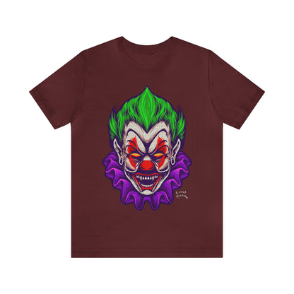 Evil Clown Unisex Jersey Short Sleeve Tee