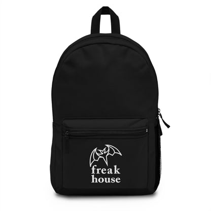 Freak House Signature Bat Logo Backpack - Black