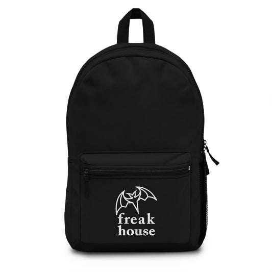 Freak House Signature Bat Logo Backpack - Black