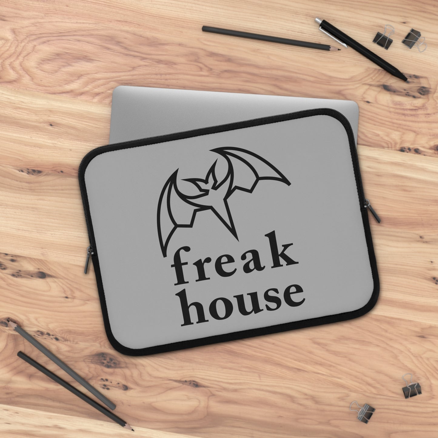 Freak House Signature Bat Logo Laptop Sleeve