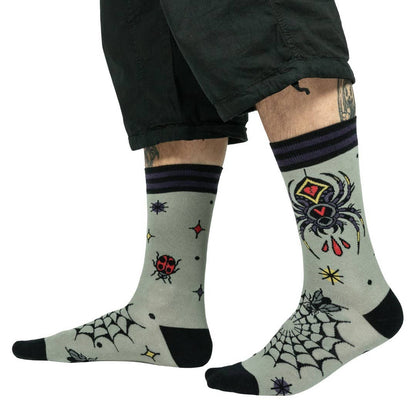 Widow's Web Crew Socks