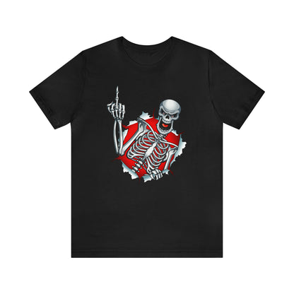 Skeleton Finger Unisex Jersey Short Sleeve Tee