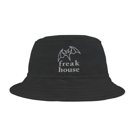 Freak House Signature Bucket Hat, Black