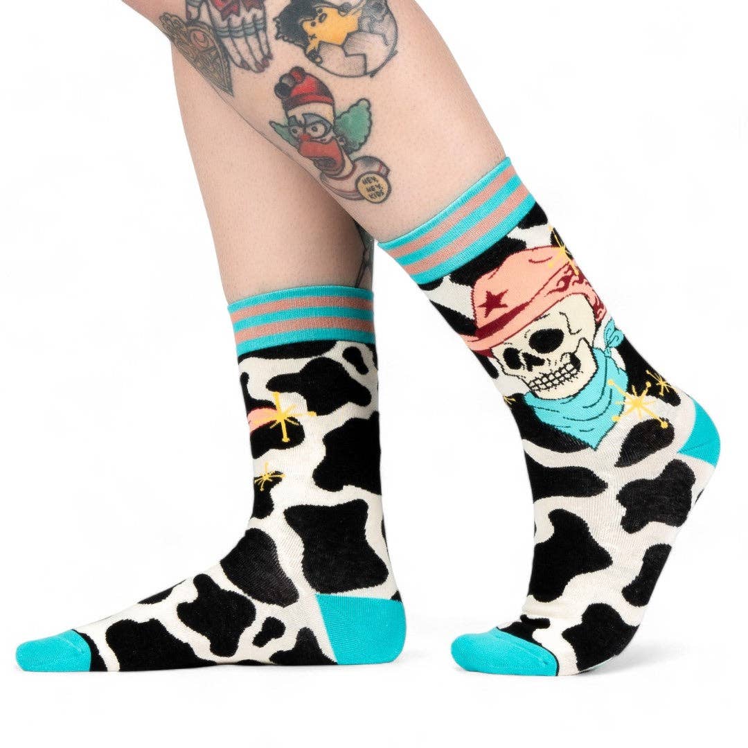 Disco Cowboy Crew Socks