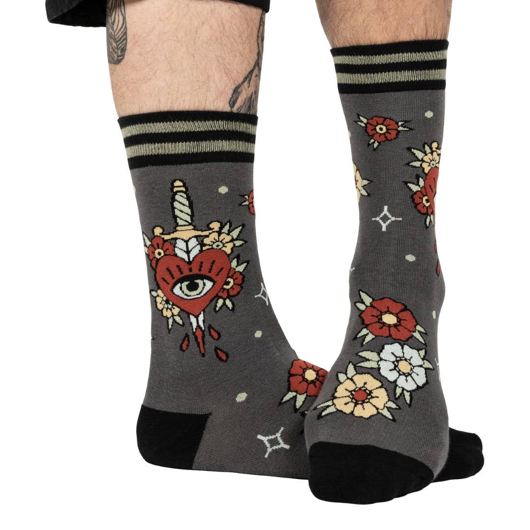Love Hurts Crew Socks
